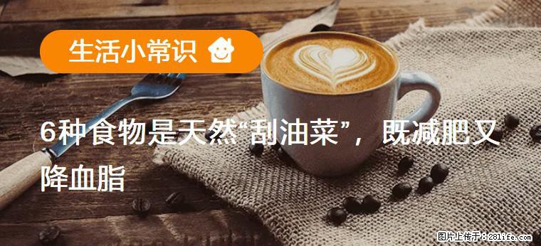 【生活小常识】6种食物是天然“刮油菜”,既减肥又降血脂 - 崇左生活资讯 - 崇左28生活网 chongzuo.28life.com